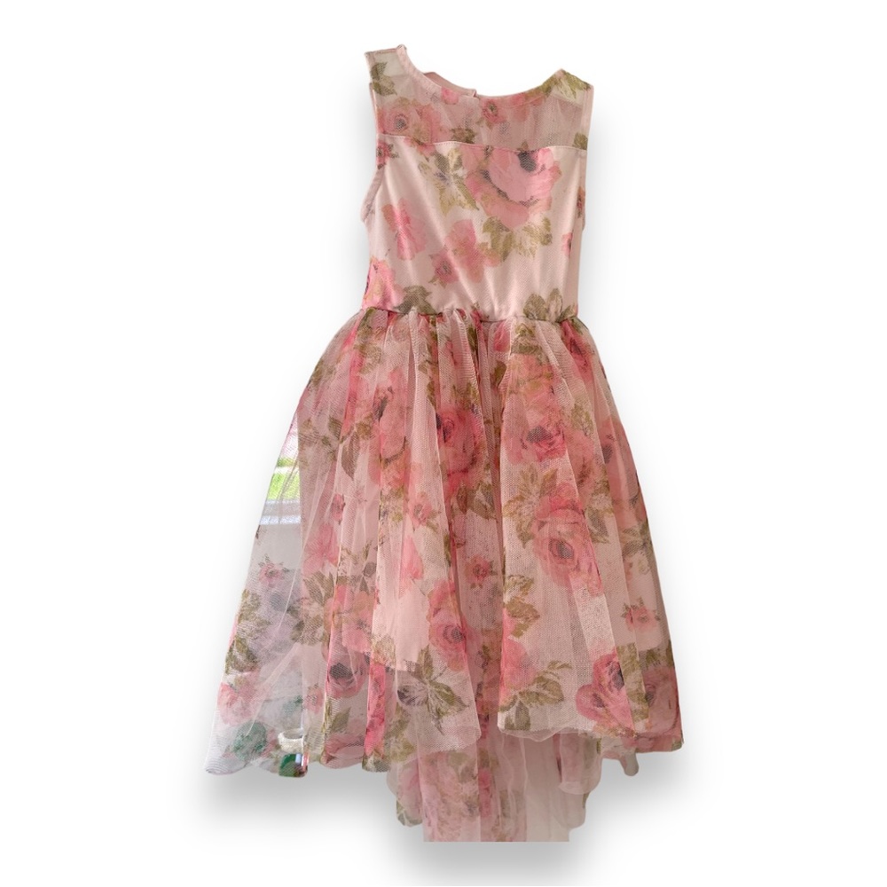 Zenzi Girls Tulle Flower Formal Dress Size XS (4-6) - Picture 4 of 11